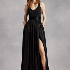 BRAND NEW Vera Wang black full length gown